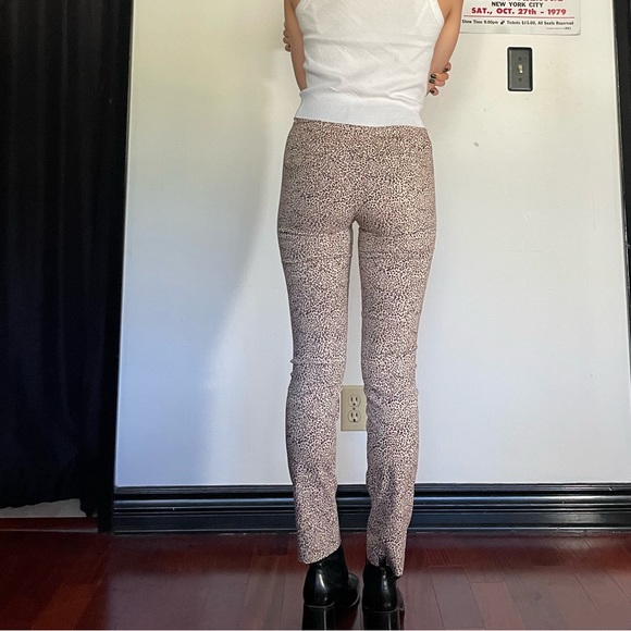 MANGO cigarette trousers in leopard. Size 2. Worn once. - Picture 2 of 5